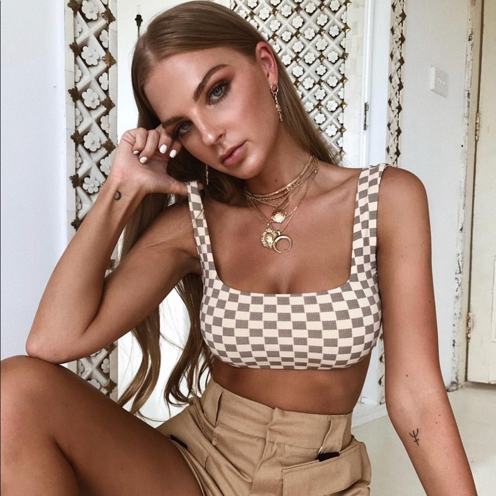 I.AM.GIA. Veda Crop Top New w Tags